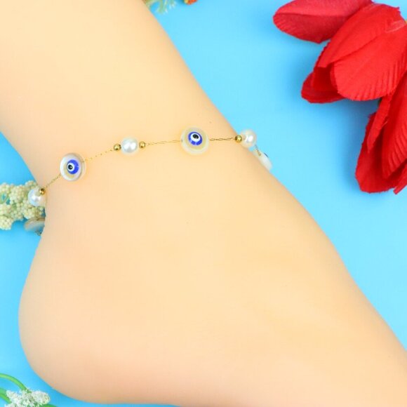 Elegant Handmade Anklet – Perfect for Women & Girls | Ideal Gift Option, DYC1352 - Picture 1 of 8